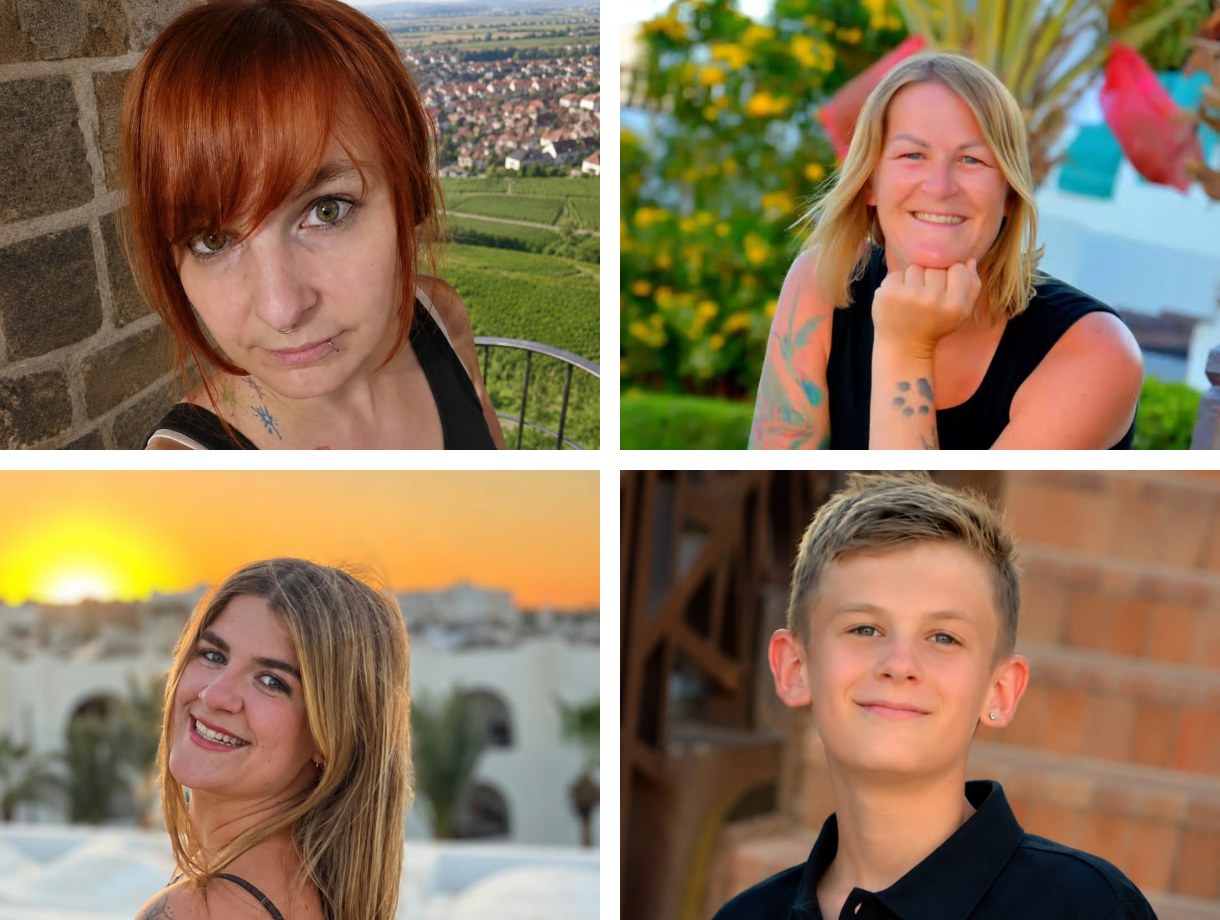Das Basarteam Westhofen: Kerstin, Julia, Lisa und Robin